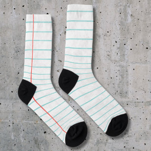 Crazy Socken gesäumtes Notizpapier