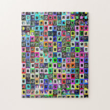 Crazy Squares iPad 3 Skin
