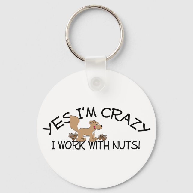 Crazy Squirrel Schlüsselanhänger (Vorderseite)