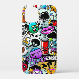 Crazy Sticker Skull Lippen Spray Graffiti Case-Mate iPhone Hülle