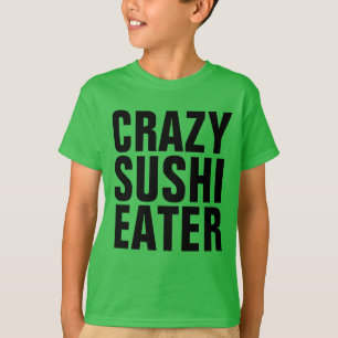 CRAZY SUSHI EATER Girls Kinder T - Shirt