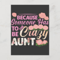 Crazy Tante Blumen lustig und sarkastisch