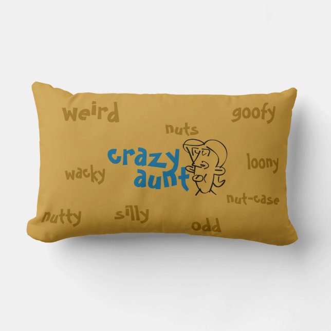 Crazy Tante Lendenkissen (Vorderseite)