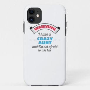 Crazy Tanti Warnung habe ich eine verrückte Tante Case-Mate iPhone Hülle