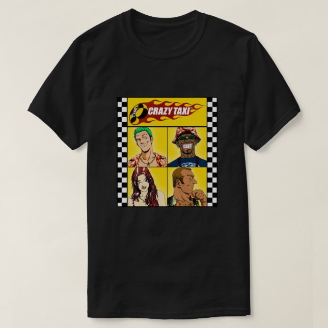 Crazy Taxi  T-Shirt (Design vorne)