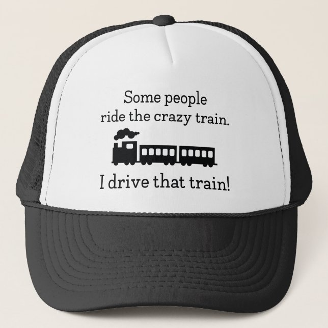 Crazy Train Truckerkappe (Vorderseite)
