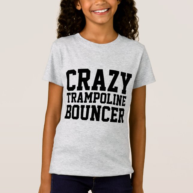 CRAZY TRAMPOLINBOUNCER Kids T - Shirt (Vorderseite)