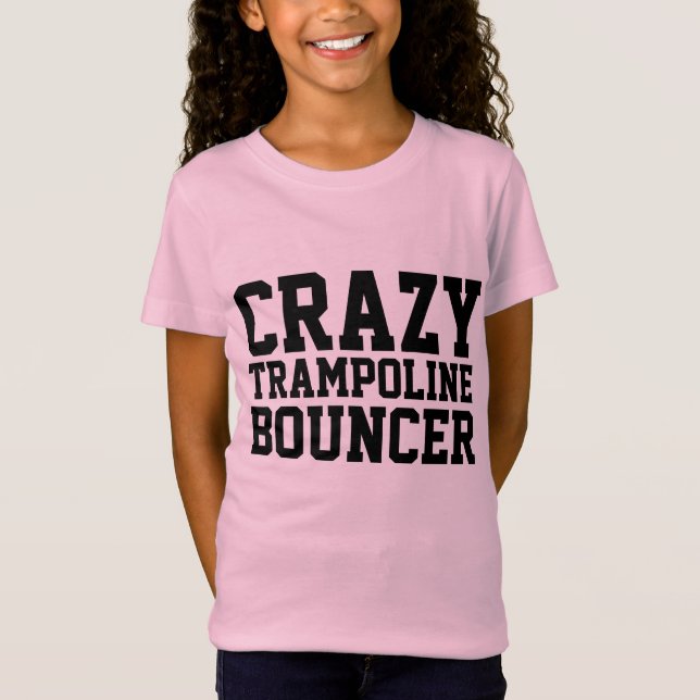 CRAZY TRAMPOLINE BOUNCER Kids T - Shirt (Vorderseite)