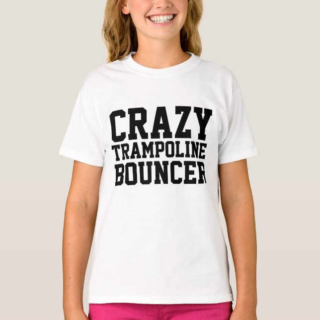 CRAZY TRAMPOLINE BOUNCER Kinder T - Shirt Sweatshi (Vorderseite)
