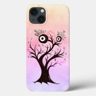 Crazy Tree Creature Ink Art Pink Fantasy Case-Mate iPhone Hülle