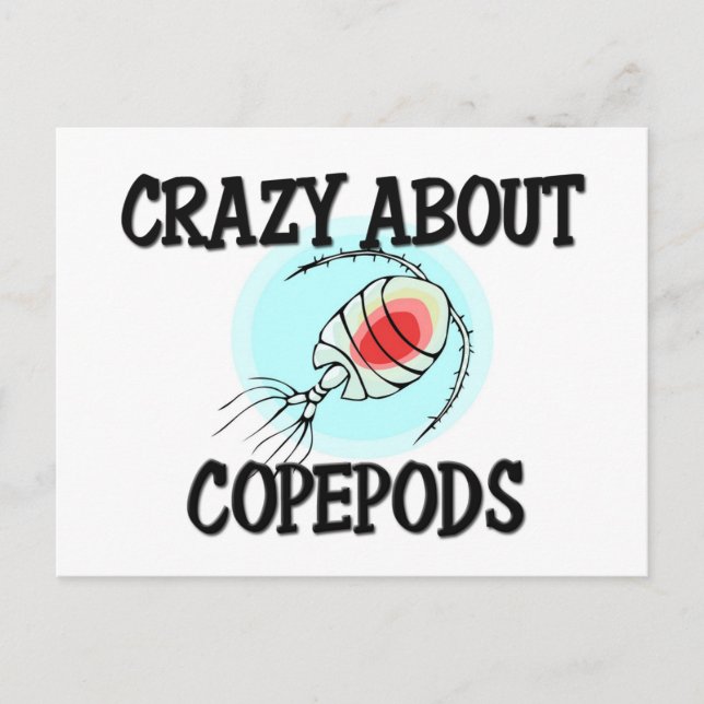 Crazy über Copepods Postkarte (Vorderseite)