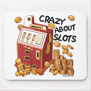 Crazy über Slots Mousepad