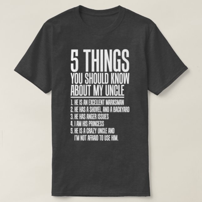 Crazy Uncle T-Shirt (Design vorne)