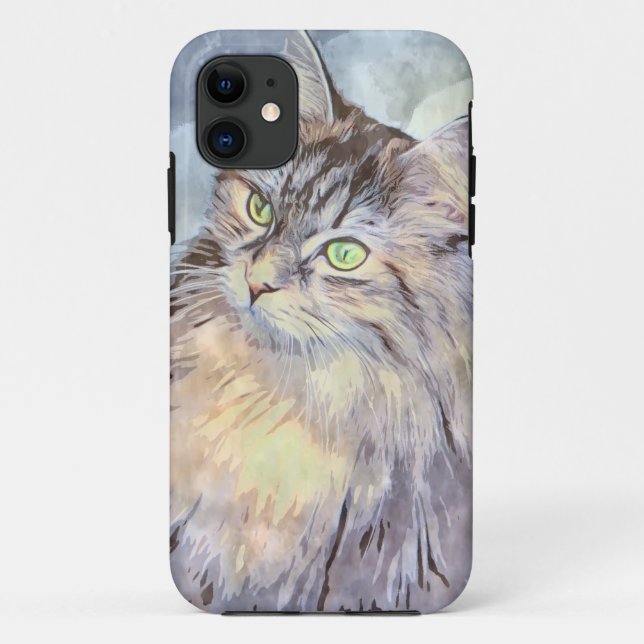 Crazy und Adorable Kitty Case-Mate iPhone Hülle (Rückseite)
