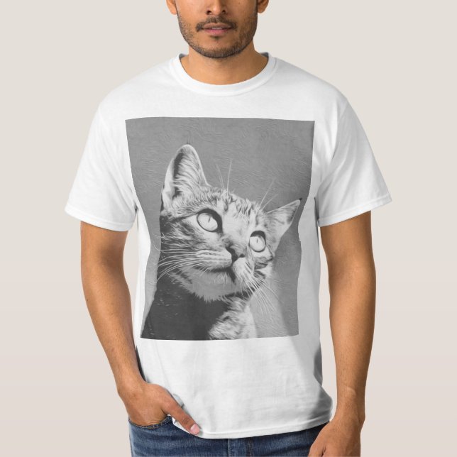 Crazy und Adorable Kitty T-Shirt (Vorderseite)