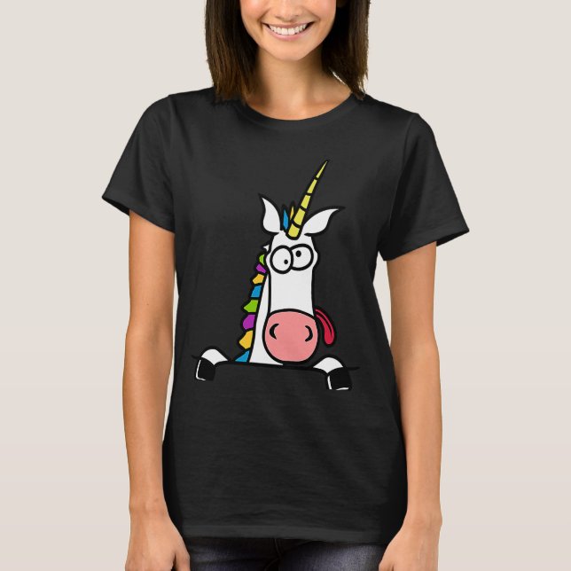 Crazy Unicorn T-Shirt (Vorderseite)