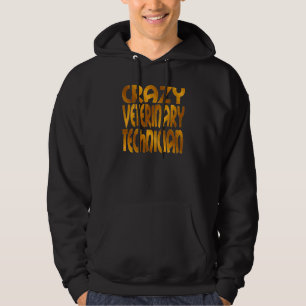 Crazy Veterinär in Gold Hoodie