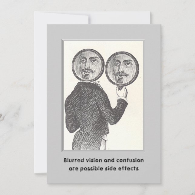 Crazy Vintag Einladung (Vorderseite)