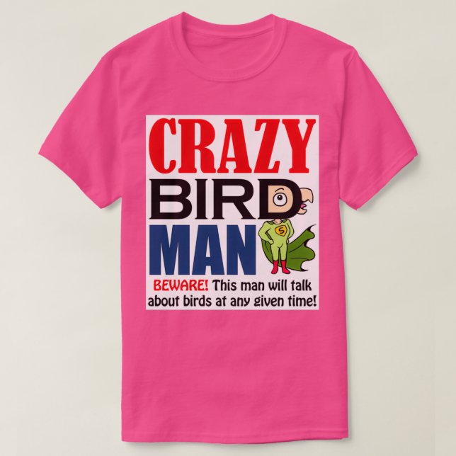 Crazy Vogel T-Shirt (Design vorne)