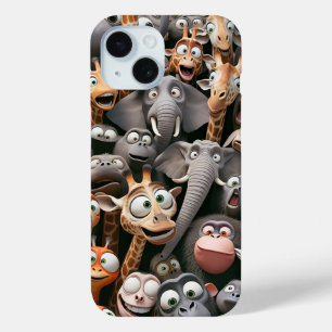 Crazy Wildlife Group Case-Mate iPhone Hülle