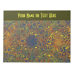 Crazy Wirbel Anpassbare Jotter oder Notepad Notizblock