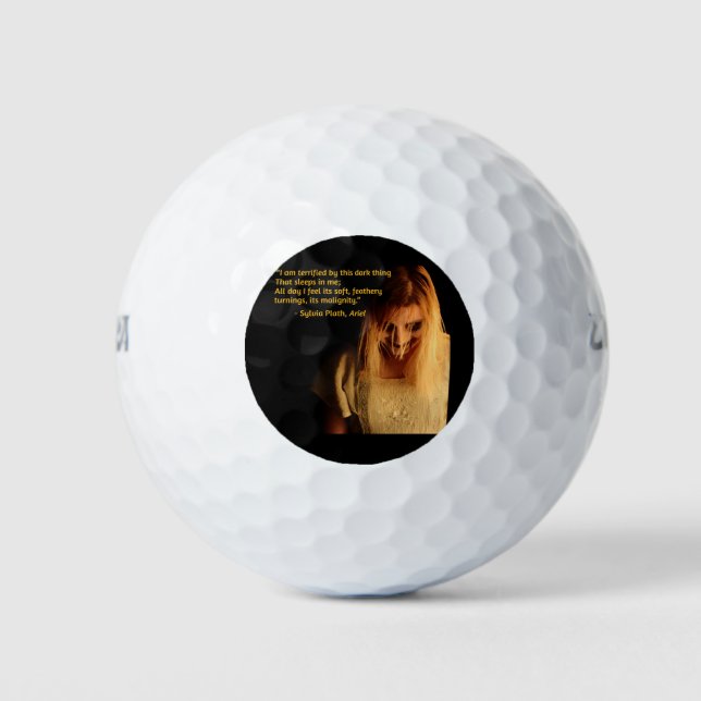 crazy woman golfball (Vorderseite)