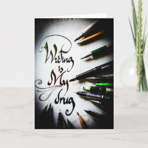 Crazy Writer Manifesto Karte