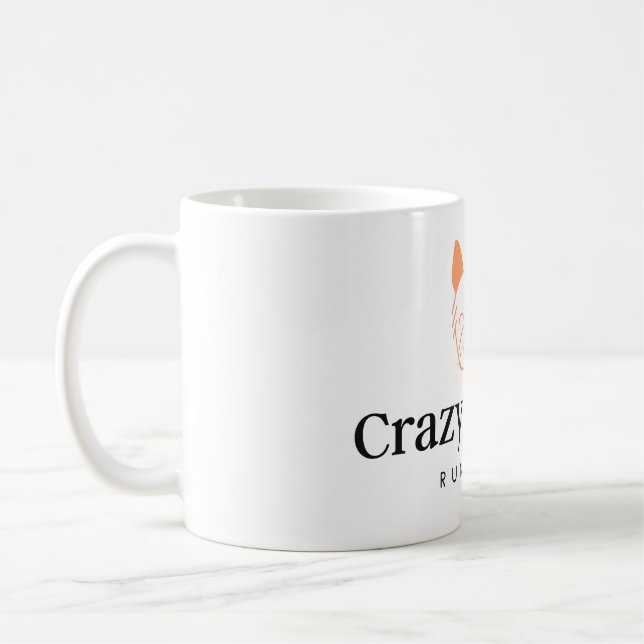 Crazy Yorkie Keramik Coffee & Hot-Drink Tasse (Links)