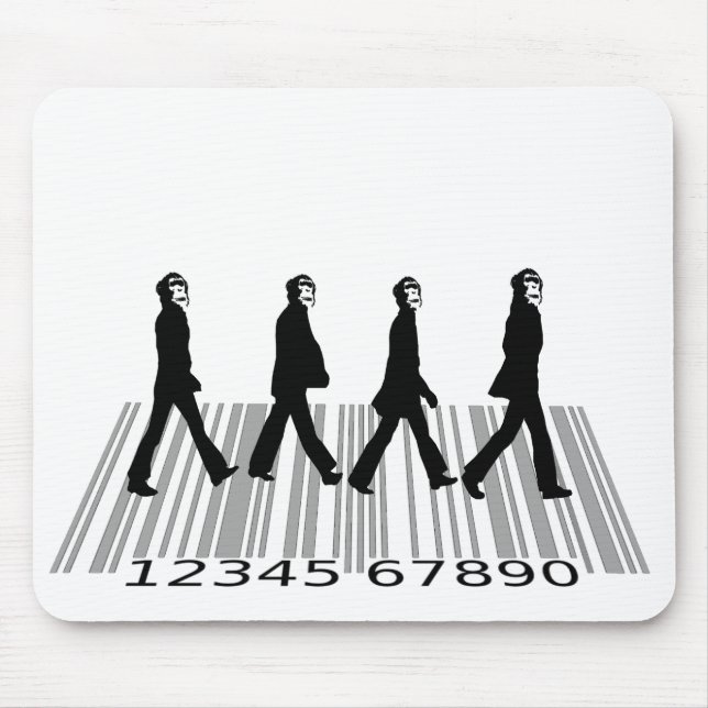 crazyapecommercialroad mousepad (Vorne)