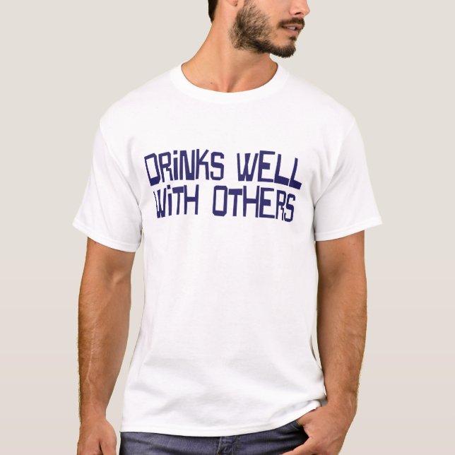 CRAZYFISH trinkt gut T-Shirt (Vorderseite)