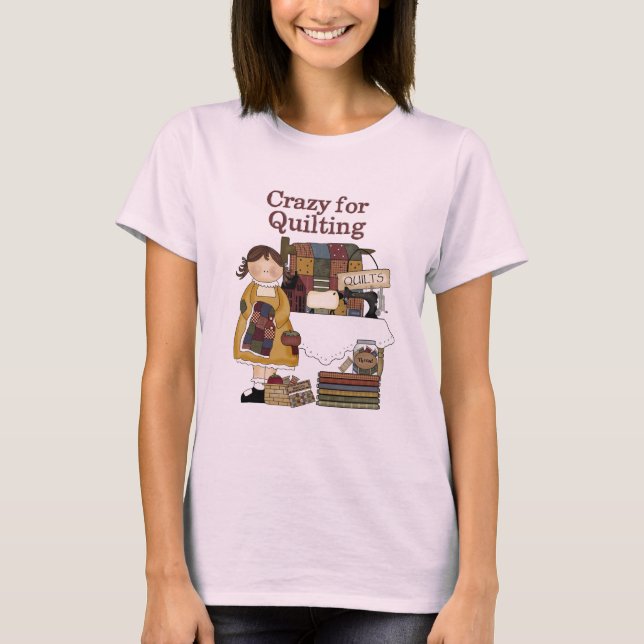 Crazyforquilting T-Shirt (Vorderseite)