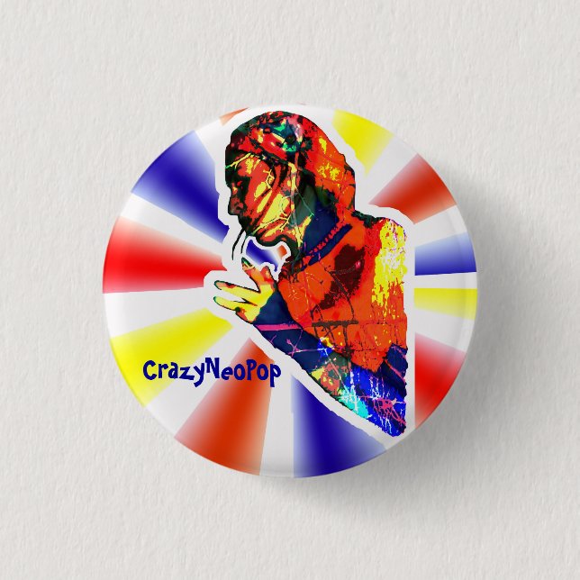 crazyRetro - Button (Vorderseite)