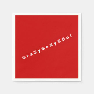 CrazySexyCool-Papier-Tücher Serviette