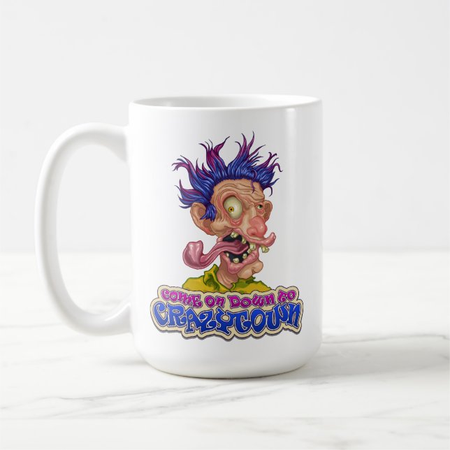 Crazytown 15oz Mug Kaffeetasse (Links)