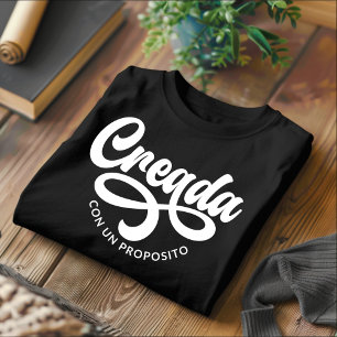 Creada Con Un Proposito Christlicher spanischer T T-Shirt