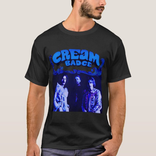 Cream-Abzeichen T-Shirt (Vorderseite)
