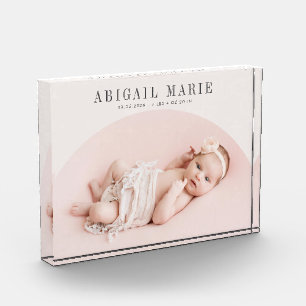 Cream Arch Baby Foto Keepake