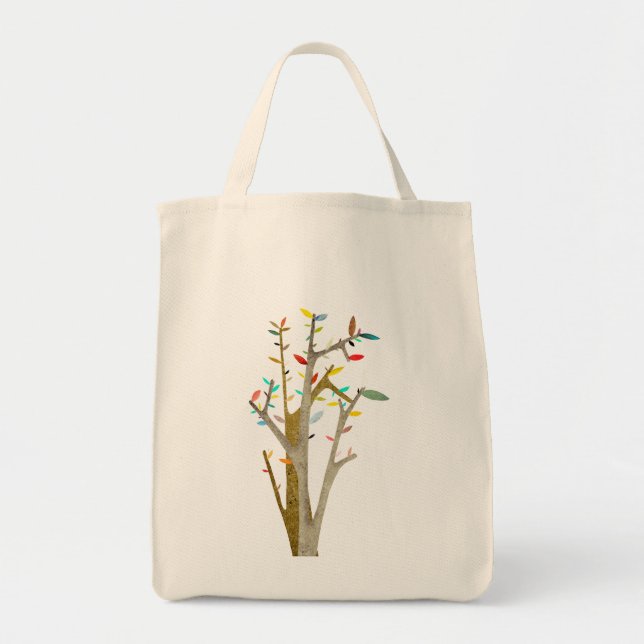 Cream Bag Tree Tragetasche (Vorne)