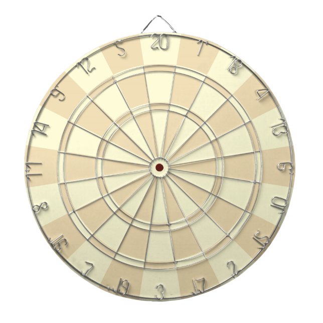 Cream Beige Dartscheibe (vorne)