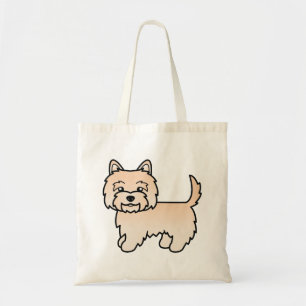 Cream Cairn Terrier Niedlich Cartoon Dog Tragetasche