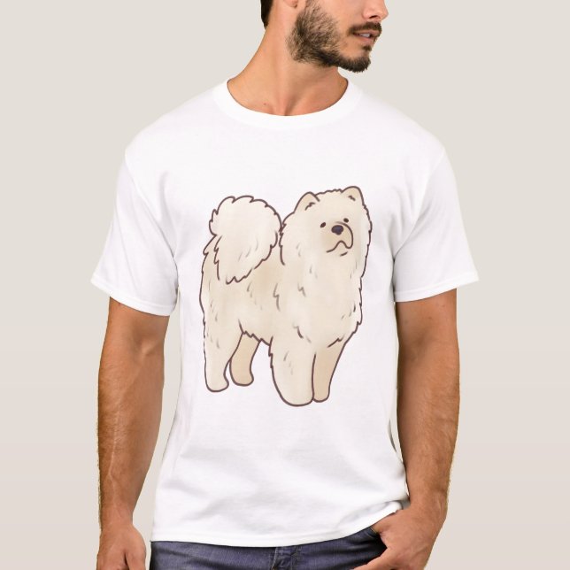 Cream chow Zauber T-Shirt (Vorderseite)