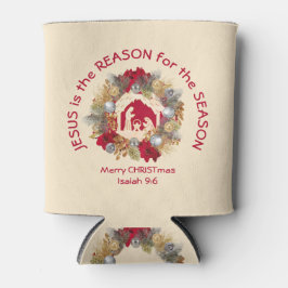Cream Christmas JESUS IST DER GRUND, um zu kühlen Dosenkühler