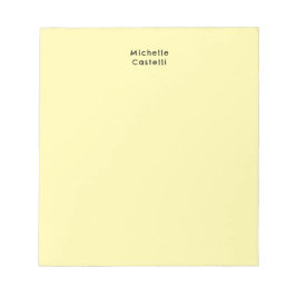 Cream Color Beruflich Einzigartig klassisch Ihr Na Notizblock