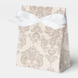 Cream Damask Geschenkschachtel