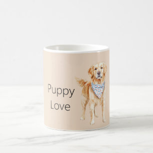 Cream Dog Welpenliebe Kaffeetasse