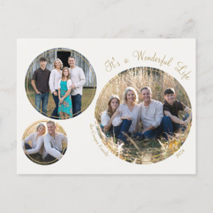 Cream Elegante Minimalistisch Weihnachten Drei Fot