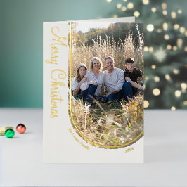 Cream Eleganter Minimalistischer Weihnachtsbogen g