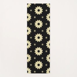 Cream Floral Yogamatte