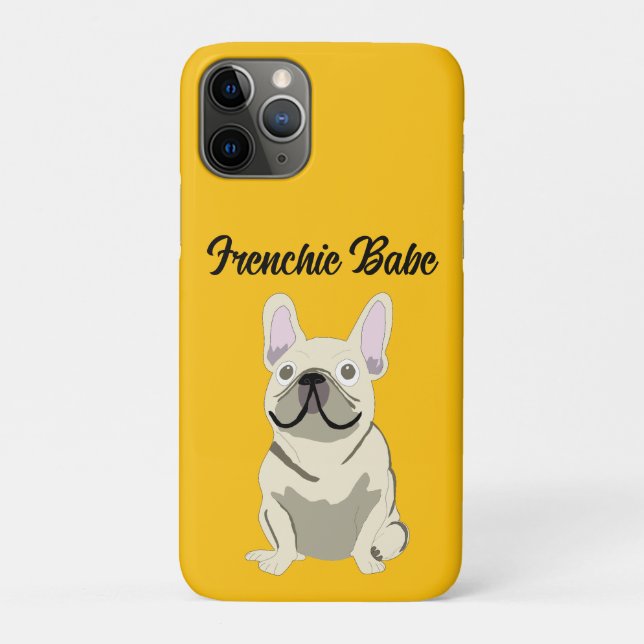 Cream French Bulldog, Frenchie Babe Case-Mate iPhone Hülle (Rückseite)
