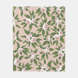 Cream Garden Harmonie Grosses Fleecedecke